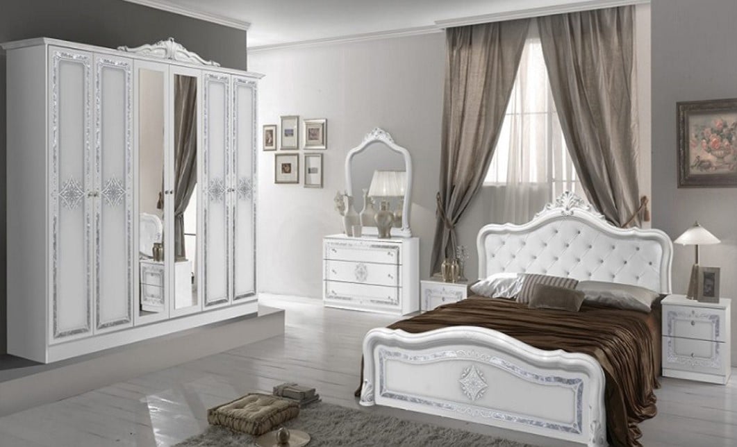 Dormitor Luisa Bianco 6A 160 Dormitor Luisa Bianco 6A 160