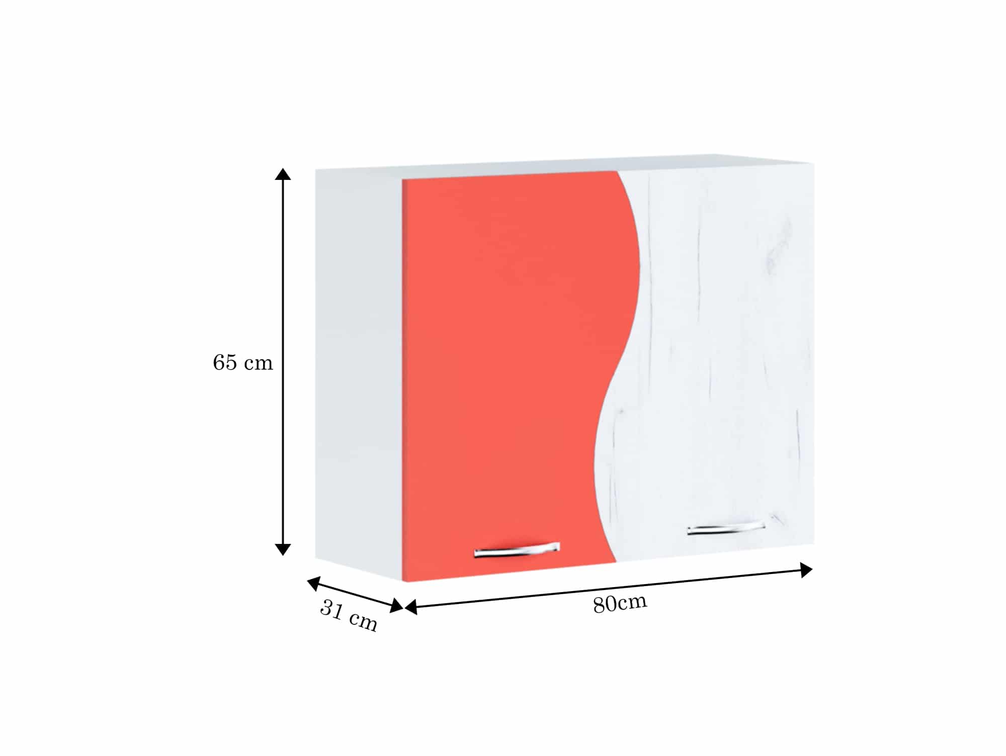 corp sus 80cm usa s piros kotazva